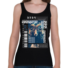 PRINTFASHION Aries - Streetwear style - Női atléta - Fekete