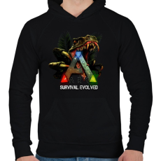 PRINTFASHION ark - Férfi kapucnis pulóver - Fekete