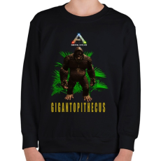PRINTFASHION ARK-gigantophitecus - Gyerek pulóver - Fekete