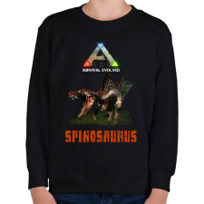 PRINTFASHION ark-spinosaurus - Gyerek pulóver - Fekete gyerek pulóver, kardigán