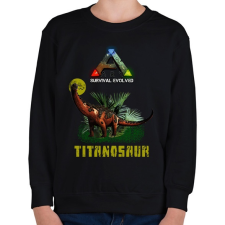 PRINTFASHION ARK-TITANOSAUR - Gyerek pulóver - Fekete gyerek pulóver, kardigán