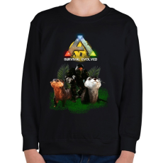 PRINTFASHION Ark- Vidrás - Gyerek pulóver - Fekete