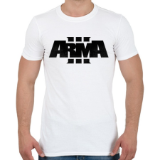 PRINTFASHION Arma - Férfi póló - Fehér férfi póló