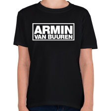 PRINTFASHION Armin Van Buuren - Gyerek póló - Fekete gyerek póló