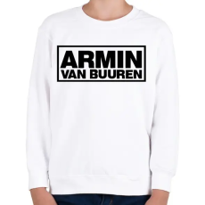 PRINTFASHION Armin Van Buuren - Gyerek pulóver - Fehér
