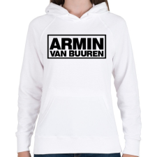 PRINTFASHION Armin Van Buuren - Női kapucnis pulóver - Fehér női pulóver, kardigán