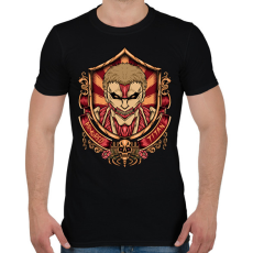 PRINTFASHION Armor Titan - Férfi póló - Fekete