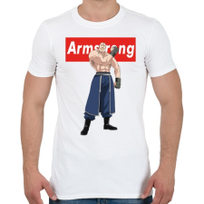 PRINTFASHION Armstrong - Férfi póló - Fehér férfi póló