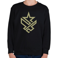 PRINTFASHION Army - Gyerek pulóver - Fekete gyerek pulóver, kardigán