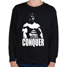 PRINTFASHION Arnold Conquer - Gyerek pulóver - Fekete gyerek pulóver, kardigán