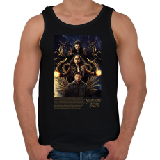 PRINTFASHION Árnyék és Csont - Férfi atléta - Fekete