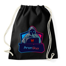 PRINTFASHION AronSkyy - Sportzsák, Tornazsák - Fekete tornazsák