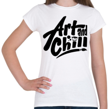 PRINTFASHION Art and chill! - Női póló - Fehér női póló