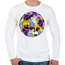 PRINTFASHION Árvácska bolygó - Férfi hosszú ujjú póló - Fehér férfi póló