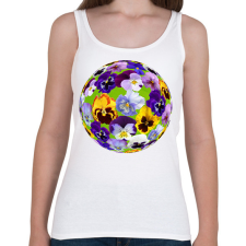 PRINTFASHION Árvácska bolygó - Női atléta - Fehér női trikó