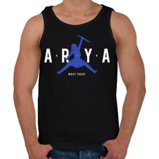 PRINTFASHION Arya Air (Blue) - Férfi atléta - Fekete