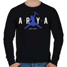 PRINTFASHION Arya Air (Blue) - Férfi pulóver - Fekete férfi pulóver, kardigán