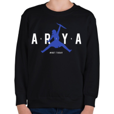 PRINTFASHION Arya Air (Blue) - Gyerek pulóver - Fekete gyerek pulóver, kardigán