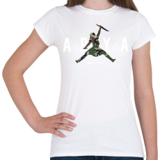 PRINTFASHION Arya Air (Camo#2) - Női póló - Fehér