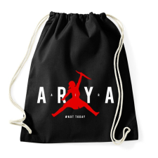 PRINTFASHION Arya Air (Red) - Sportzsák, Tornazsák - Fekete tornazsák