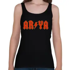 PRINTFASHION ARYA - Női atléta - Fekete női trikó