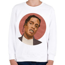 PRINTFASHION Asap Rocky - Gyerek pulóver - Fehér gyerek pulóver, kardigán