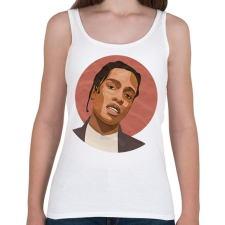 PRINTFASHION Asap Rocky - Női atléta - Fehér női trikó