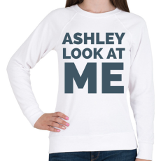 PRINTFASHION Ashley Look at Me - Női pulóver - Fehér