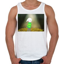 PRINTFASHION Asriel Dremurr Undertale - Férfi atléta - Fehér atléta, trikó