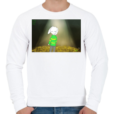PRINTFASHION Asriel Dremurr Undertale - Férfi pulóver - Fehér