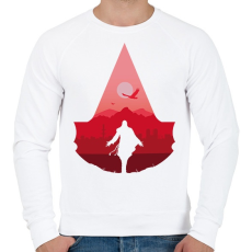 PRINTFASHION Assassin's Creed - Férfi pulóver - Fehér
