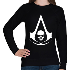 PRINTFASHION Assassin's Creed - Női pulóver - Fekete