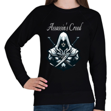 PRINTFASHION Assassin's Creed  - Női pulóver - Fekete női pulóver, kardigán
