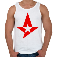 PRINTFASHION Astralis - Férfi atléta - Fehér atléta, trikó