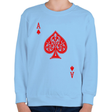 PRINTFASHION Ász - Gyerek pulóver - Világoskék gyerek pulóver, kardigán