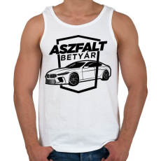 PRINTFASHION Aszfalt betyár - BMW - Férfi atléta - Fehér