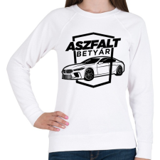 PRINTFASHION Aszfalt betyár - BMW - Női pulóver - Fehér női pulóver, kardigán