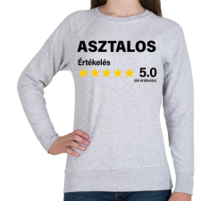 PRINTFASHION Asztalos Értékelés ***** 5.0 (69 értékelés) - Női pulóver - Sport szürke női pulóver, kardigán
