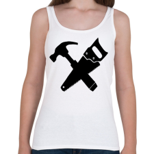 PRINTFASHION Asztalos  - Női atléta - Fehér női trikó