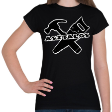 PRINTFASHION asztalos - Női póló - Fekete női póló