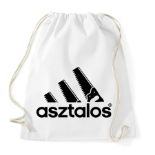 PRINTFASHION Asztalos - Sportzsák, Tornazsák - Fehér tornazsák