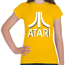PRINTFASHION ATARI 3D Logo - Női póló - Sárga női póló