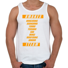 PRINTFASHION Ateez Members - Férfi atléta - Fehér atléta, trikó