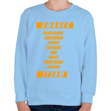 PRINTFASHION Ateez Members - Gyerek pulóver - Világoskék gyerek pulóver, kardigán