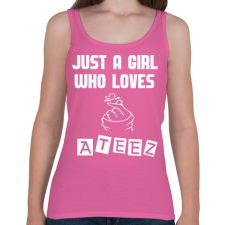 PRINTFASHION Ateez - Női atléta - Rózsaszín női trikó