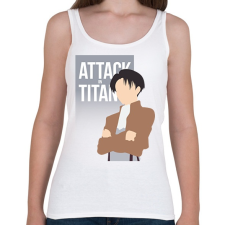 PRINTFASHION Attack on Titan -- Levi - Női atléta - Fehér női trikó