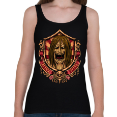 PRINTFASHION Attack Titan - Női atléta - Fekete