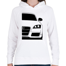 PRINTFASHION Audi a5 - Női kapucnis pulóver - Fehér női pulóver, kardigán