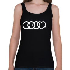 PRINTFASHION AUDI Love - Női atléta - Fekete
