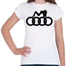 PRINTFASHION Audi - Női póló - Fehér